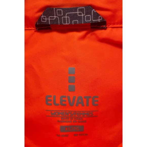NWT Fiserv Orange Full Zip Hooded Women’s XL TOBA Packable Rain Jacket Fintech - Picture 5 of 5